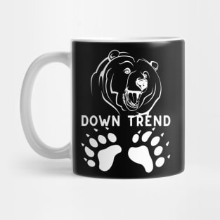 Down Bear Market Mug